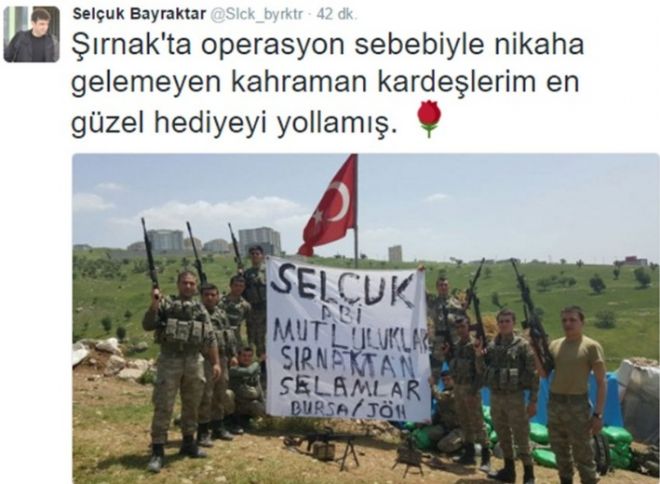 SELÇUK BAYRAKTAR, TERÖRLE MÜCADELEDE!