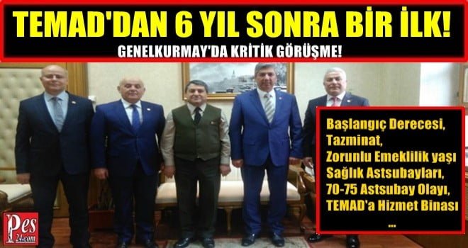 TEMAD’DAN 6 YIL SONRA BİR İLK!