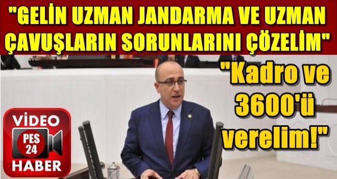 UZMAN ÇAVUŞ VE UZMAN JANDARMA ÖZLÜK HAKLARI MECLİS GÜNDEMİNDE!