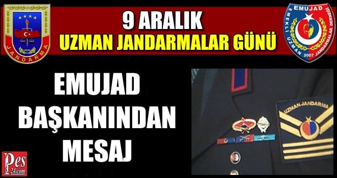 9 ARALIK UZMAN JANDARMALAR GÜNÜ