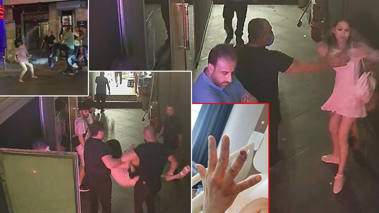GECE KULÜBÜNDE OLAY! KADIN SALDIRGAN GÜVENİLKÇİNİN PARMAĞINI ISIRARAK KOPARDI!