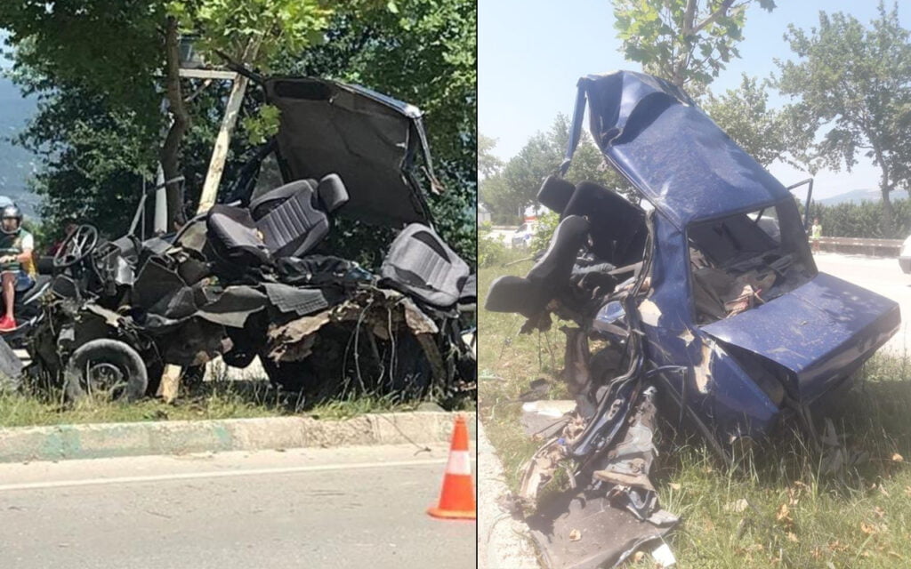 KAZADA CAN PAZARI! ARAÇ İKİYE BÖLÜNDÜ!