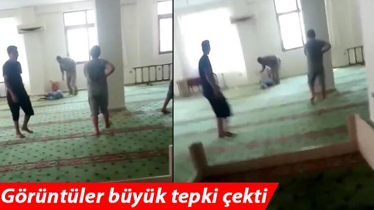 MÜEZZİNE ÇİFTE SORUŞTURMA! YERE FIRLATTI TOKATLADI!