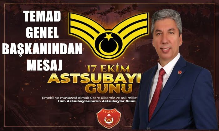 TEMAD GENEL BAŞKANI HAMZA DÜRGEN’DEN MESAJ