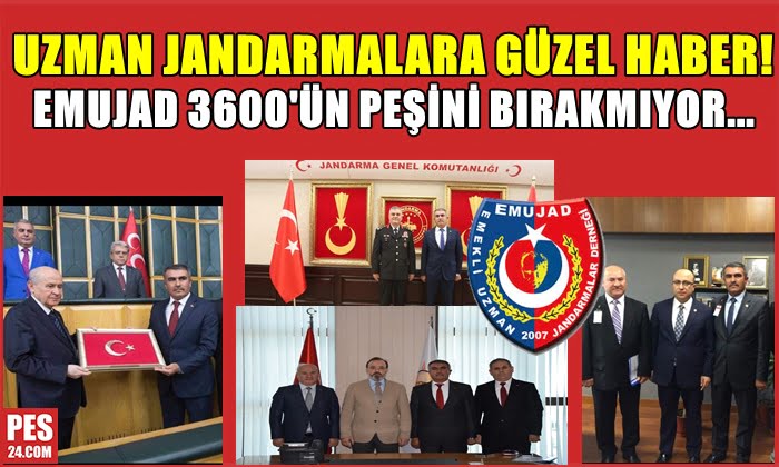 UZMAN JANDARMALARA GÜZEL HABER! EMUJAD 3600’ÜN PEŞİNİ BIRAKMIYOR…