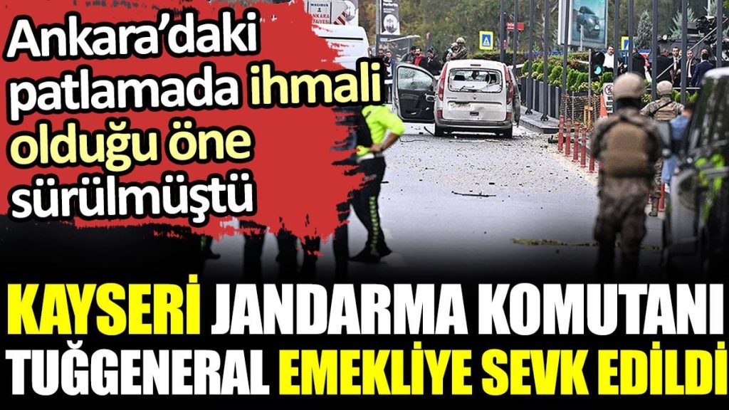 İl Jandarma Komutanı tuğgeneral emekliye sevk edildi! İşte emekli edilmesinin nedeni…