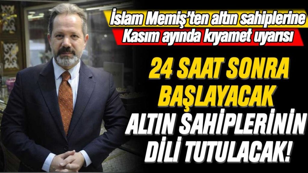İslam Memiş altın sahiplerine kurulan tuzağı açıkladı! 24 saat sonra başlayacak…