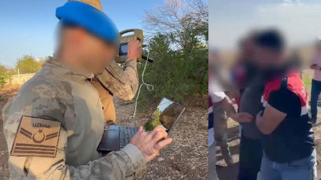 Jandarma yer altı görüntüleme sisteminin de kullanıldığı operasyonla yakaladı