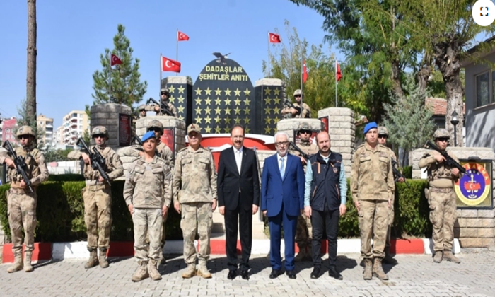 Siirt Valisi Kızılkaya’dan İl Jandarma Komutanlığına ziyaret
