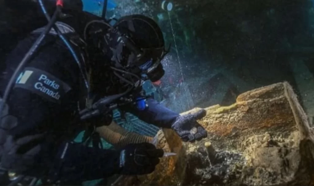 180 yıl önce batan geminin enkazında çok sayıda tarihi eser bulundu