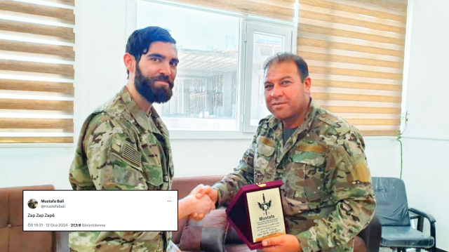 ABD’nin plaket verdiği YPG’li terörist şehit haberlerine sevindi