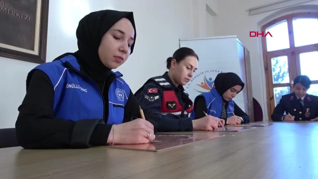 Gençlik Merkezi’nde şehitler için anlamlı proje
