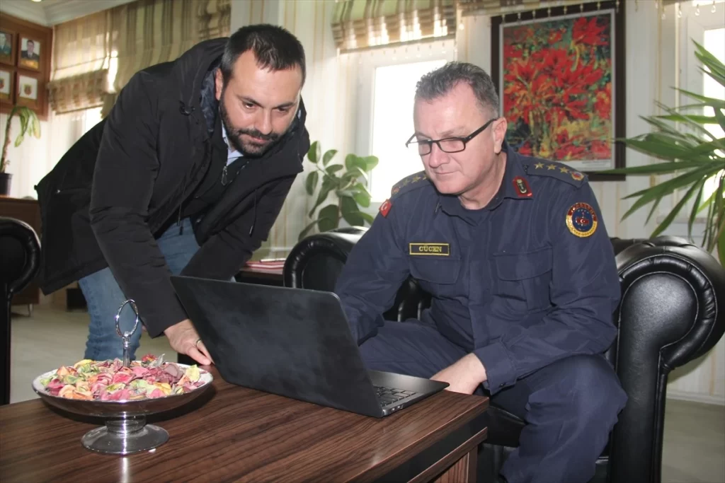 Kırıkkale İl Jandarma Komutanı Yılın Kareleri oylamasına katıldı