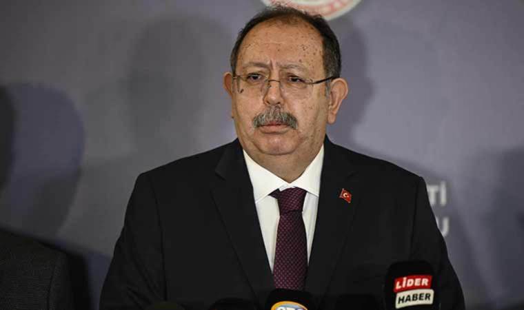 YSK Başkanı Yerel seçime katılabilecek siyasi partileri açıkladı