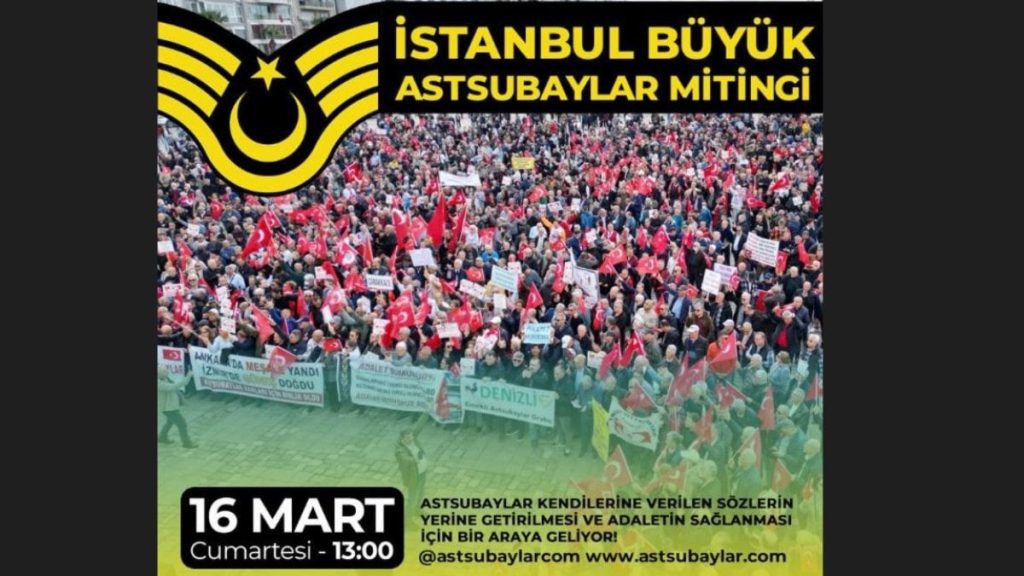 Astsubaylardan ‘Büyük İstanbul Mitingi’