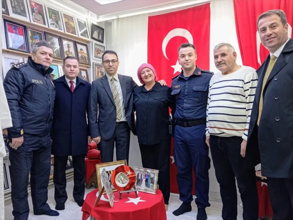 Kaymakam Yılmaz’dan, şehit ailelerine ziyaret