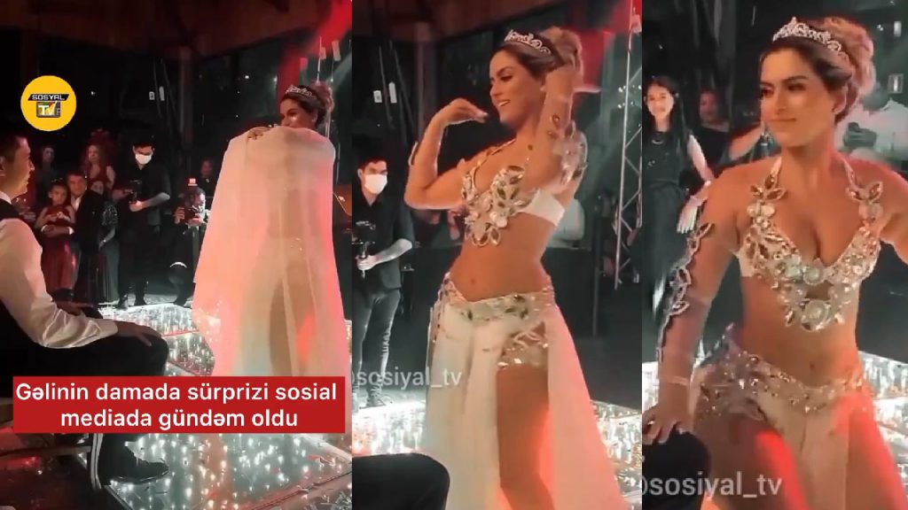 Dansöz gelin olay yarattı