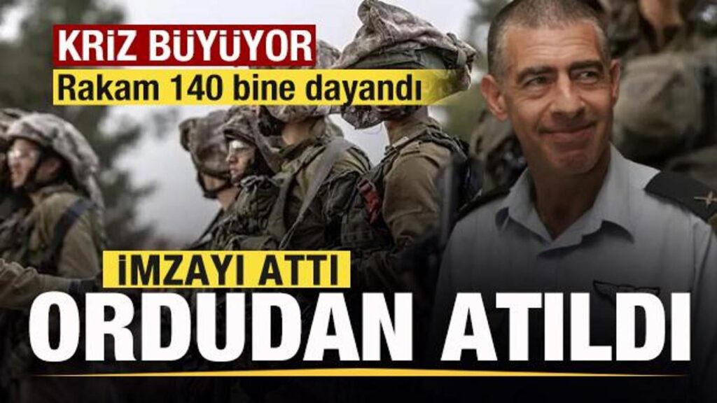 Kriz büyüyor! Rakam 140 bine dayandı! Savaşı bitirecek imzayı attı, ordudan atıldı