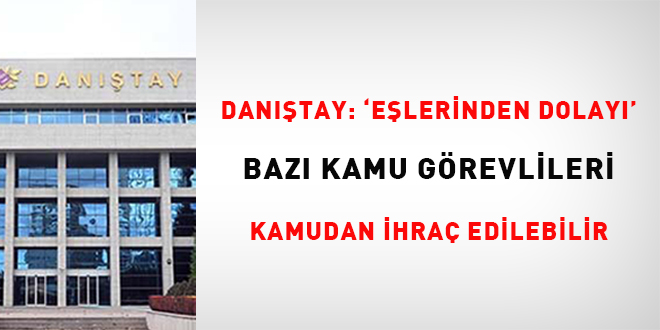 Subay olan davacının yine subay olan ve FETÖ’den hüküm giyen eşi nedeniyle  kamu görvinden ihraç edilmesi konusunda açılan davada karar!