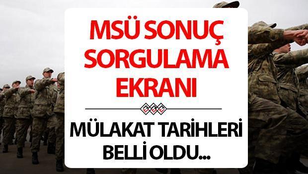MSÜ TERCİH SONUÇLARI PERTEM SORGULAMA EKRANI: 2025 MSÜ tercih sonuçları açıklandı! PERTEM MSÜ sonuç sorgulama ekranı detayları