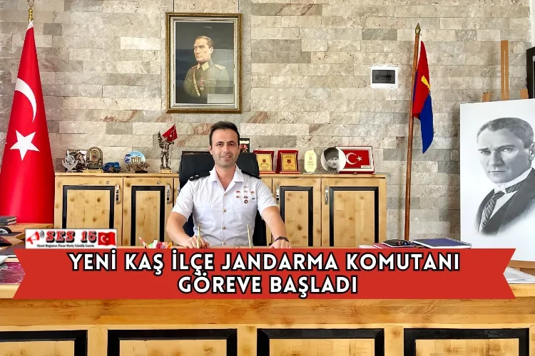 JANDARMA ÜSTEĞMEN İBRAHİM DOLAŞ KAŞ’TA GÖREVİNE BAŞLADI