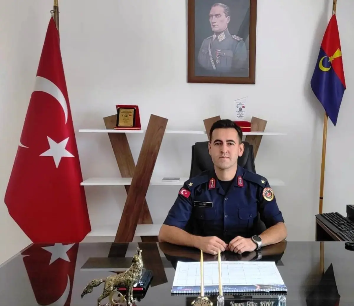 İLÇE JANDARMAYA  YENİ KOMUTAN ATANDI