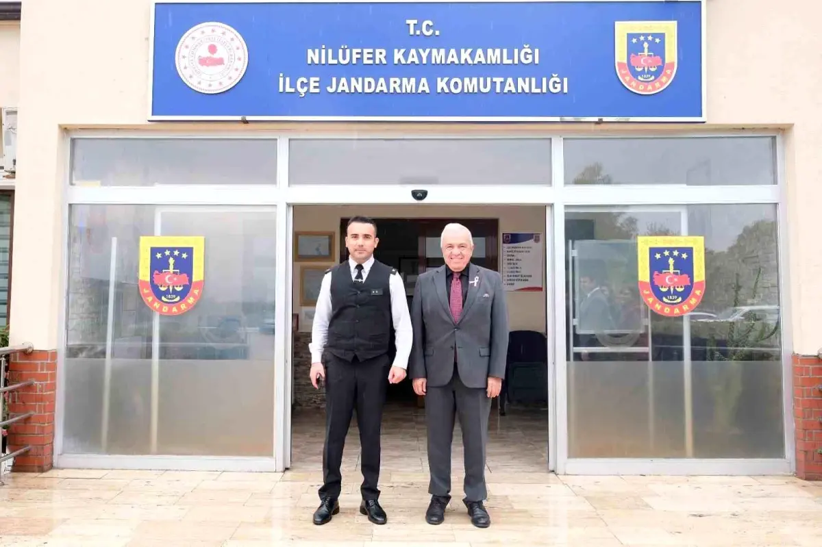 BAŞKAN ÖZDEMİR, JANDARMA KOMUTANI ÖNDERIŞIK’I ZİYARET ETTİ