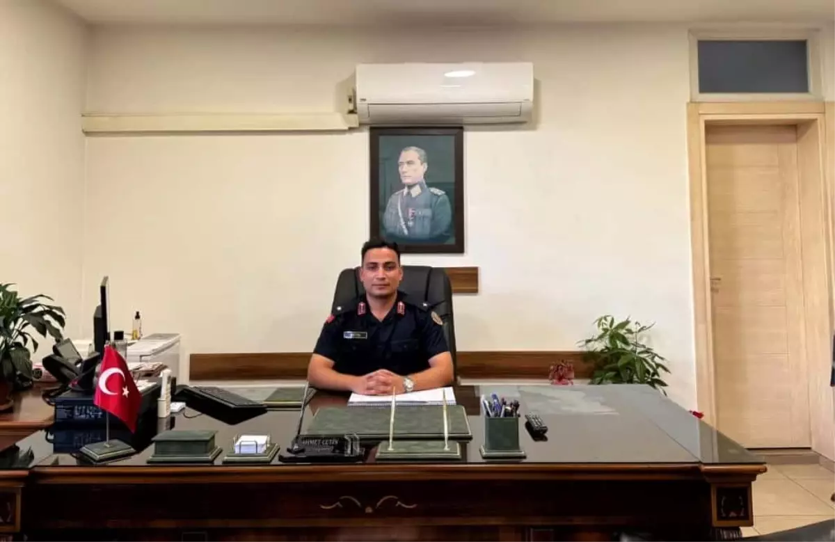 JANDARMA KARAKOL KOMUTANLIĞINA ATANAN TEĞMEN GÖREVE BAŞLADI