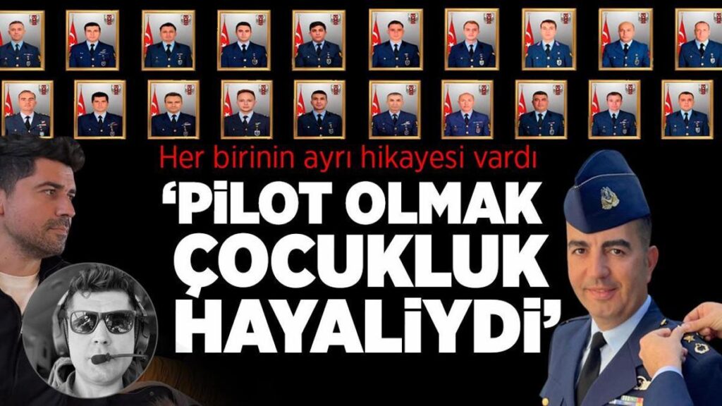 TÜRKİYE AĞLIYOR! ŞEHİTLERİN HİKAYELERİ YÜREKLERİ YAKTI: PİLOT OLMAK ÇOCUKLUK HAYALİYDİ