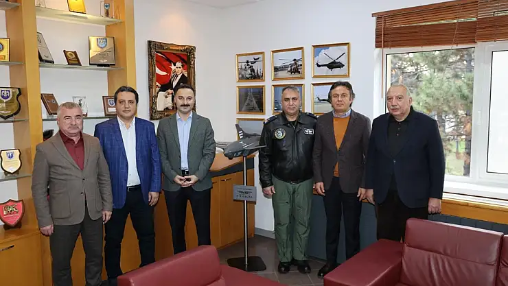 KAYMAKAM AYVAT’TAN 5. ANA JET ÜS KOMUTANLIĞINA TAZİYE ZİYARETİ