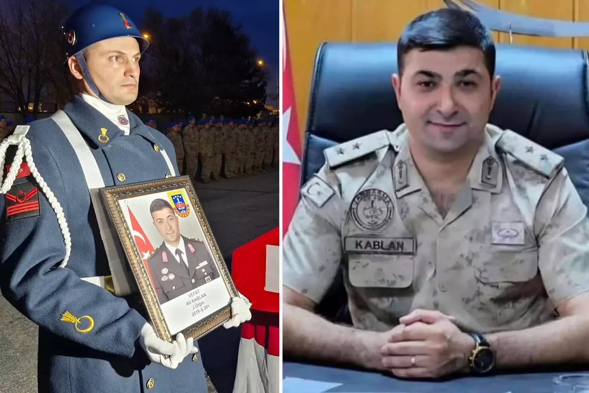 İLÇE JANDARMA KOMUTANI ÜSTEĞMEN MAKAMINDA SİLAH KAZASI SONUCU HAYATINI KAYBETTİ