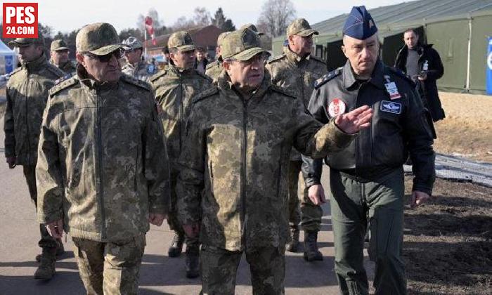 GENELKURMAY BAŞKANI BAYRAKTAROĞLU NATO TATBİKATINDA!