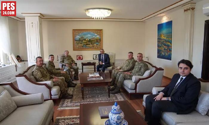 KARA KUVVETLERİ KOMUTANI ORGENERAL TOKEL, VALİ SEZER’İ ZİYARET ETTİ