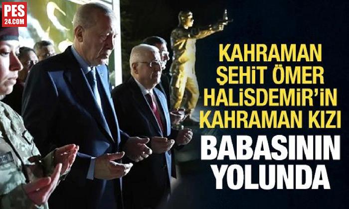 ŞEHİT ÖMER HALİSDEMİR’İN KIZI ELİF NUR HALİSDEMİR BORDO BERELİ OLDU