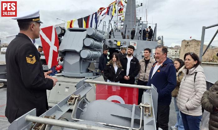 23 NİSAN ULUSAL EGEMENLİK VE ÇOCUK BAYRAMI COŞKUSU GEMİLERLE YAŞANDI