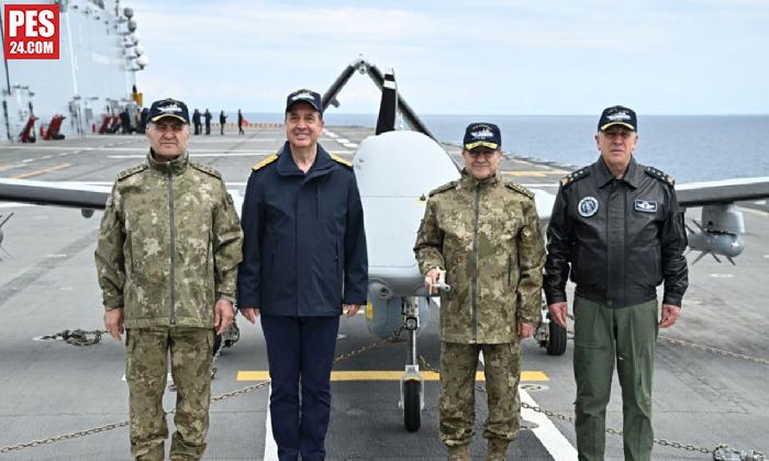 GENELKURMAY BAŞKANI BAYRAKTAROĞLU VE DENİZ KUVVETLERİ KOMUTANI TATLIOĞLU’DAN AÇIKLAMALAR