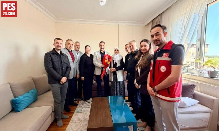 KAYMAKAM MUSTAFA AYVAT’TAN ŞEHİT ANNELERİNE ANNELER GÜNÜ ZİYARETİ