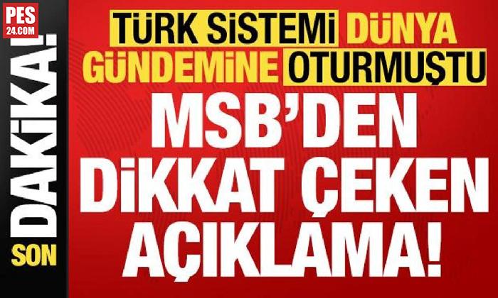 SON DAKİKA: YILDIRIMHAN DÜNYA GÜNDEMİNE OTURMUŞTU! MSB’DEN DİKKAT ÇEKEN AÇIKLAMA GELDİ…