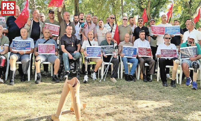 19 GÜNDÜR EYLEM YAPAN ER GAZİLER HAK KAYBINI ANLATTI