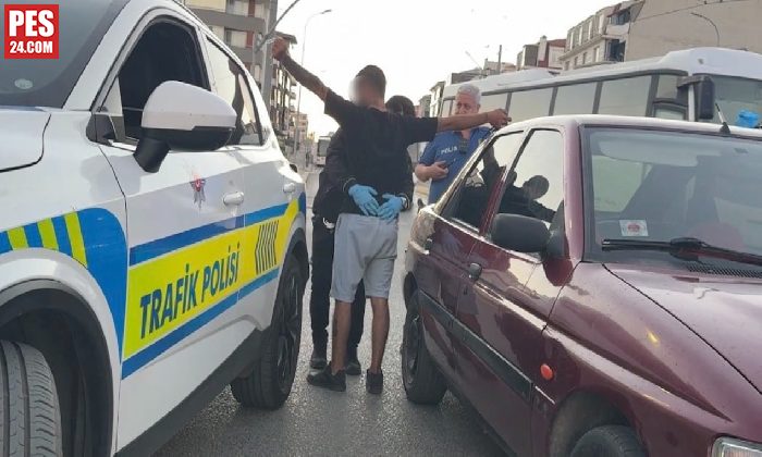 KAYINVALİDESİNİN ARABASIYLA YAKALANDI! UYUŞTURUCU UYKUSUNDAN KARAKOLDA UYANDI