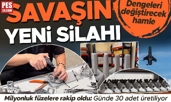 SAVAŞIN YENİ SİLAHI! MİLYON DOLARLIK FÜZELERE RAKİP OLDU: GÜNDE 30 ADET ÜRETİLİYOR