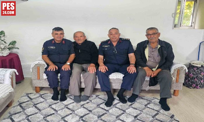 İl Jandarma Komutanı Vanlı, gazilerle bir araya geldi