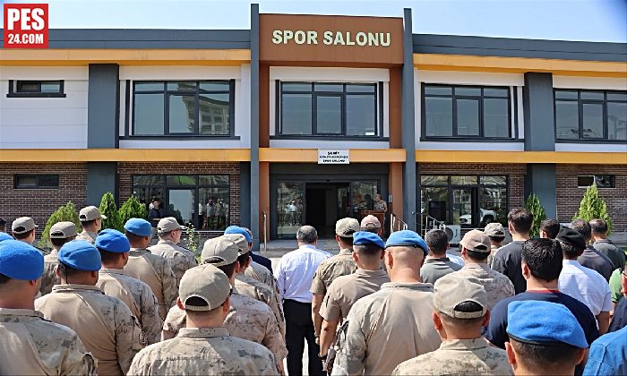 Şehit Jandarma Uzman Çavuşumuz Bekir Şimşek’in adı spor salonuna verildi