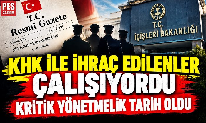 KHK ile ihraç edilenler çalışıyordu: Kritik yönetmelik tarih oldu! Binbaşı ve üst rütbede olanlar ile  daha alt rütbede…