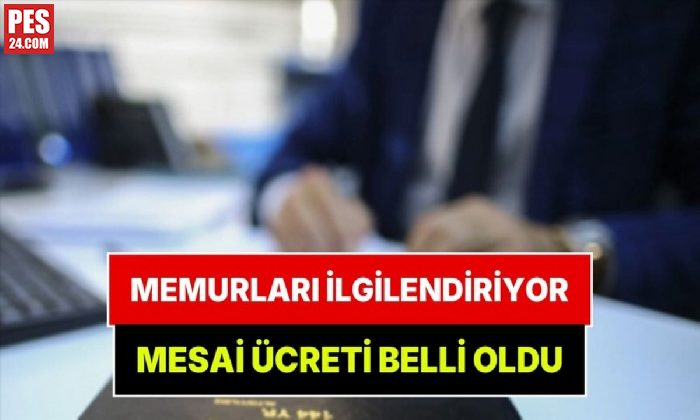 Memurun Fazla Mesai Ücreti Belli Oldu