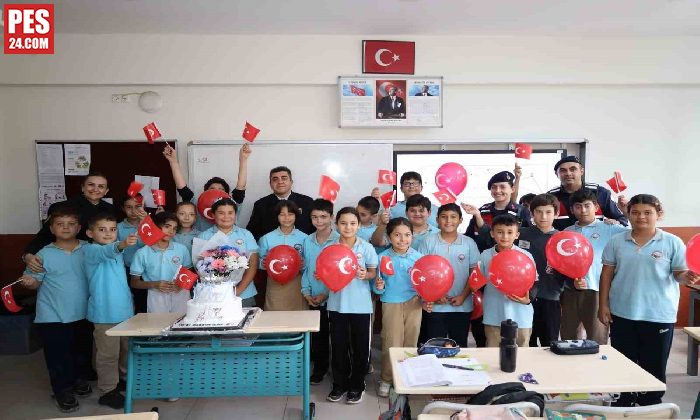 Şehit kızı Ada Su’ya jandarmadan doğum günü sürprizi