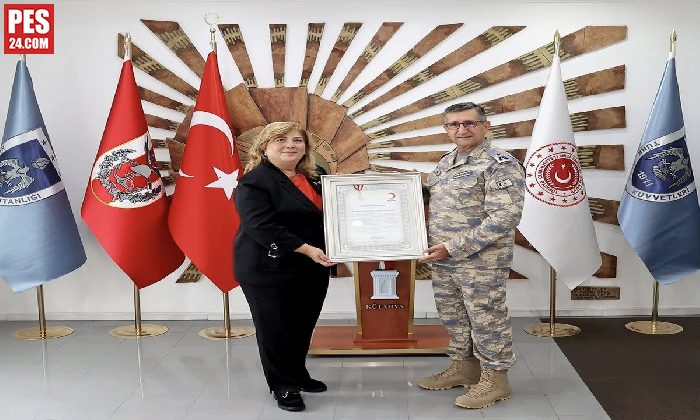 Tuğgeneral Mustafa Baş’a Kurumsal Gümüş Madalya takdim edildi
